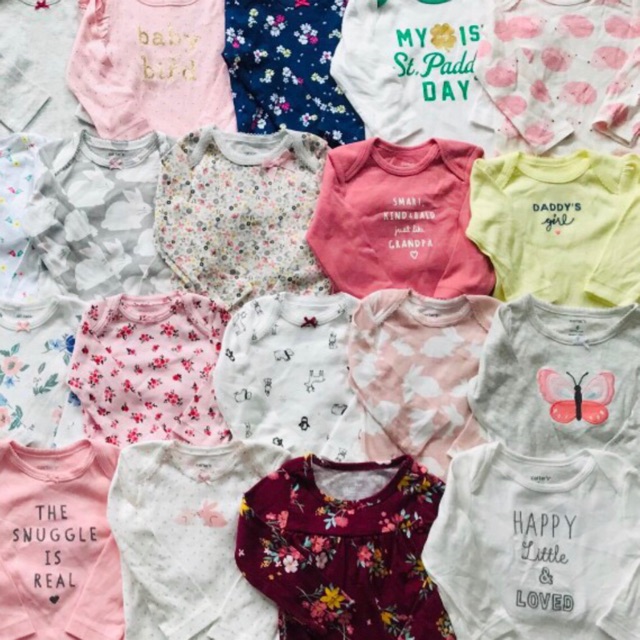 (Sale) Body chip, bodysuit Carter’s cho bé trai, bé gái tay ngắn, tay dài | BigBuy360 - bigbuy360.vn