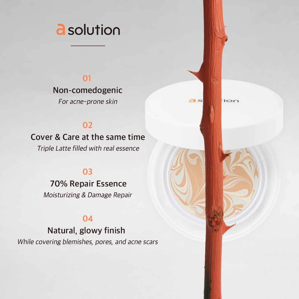 Kem che khuyết điểm A Solution làm sạch mụn SPF50+ PA++++ 12.5g