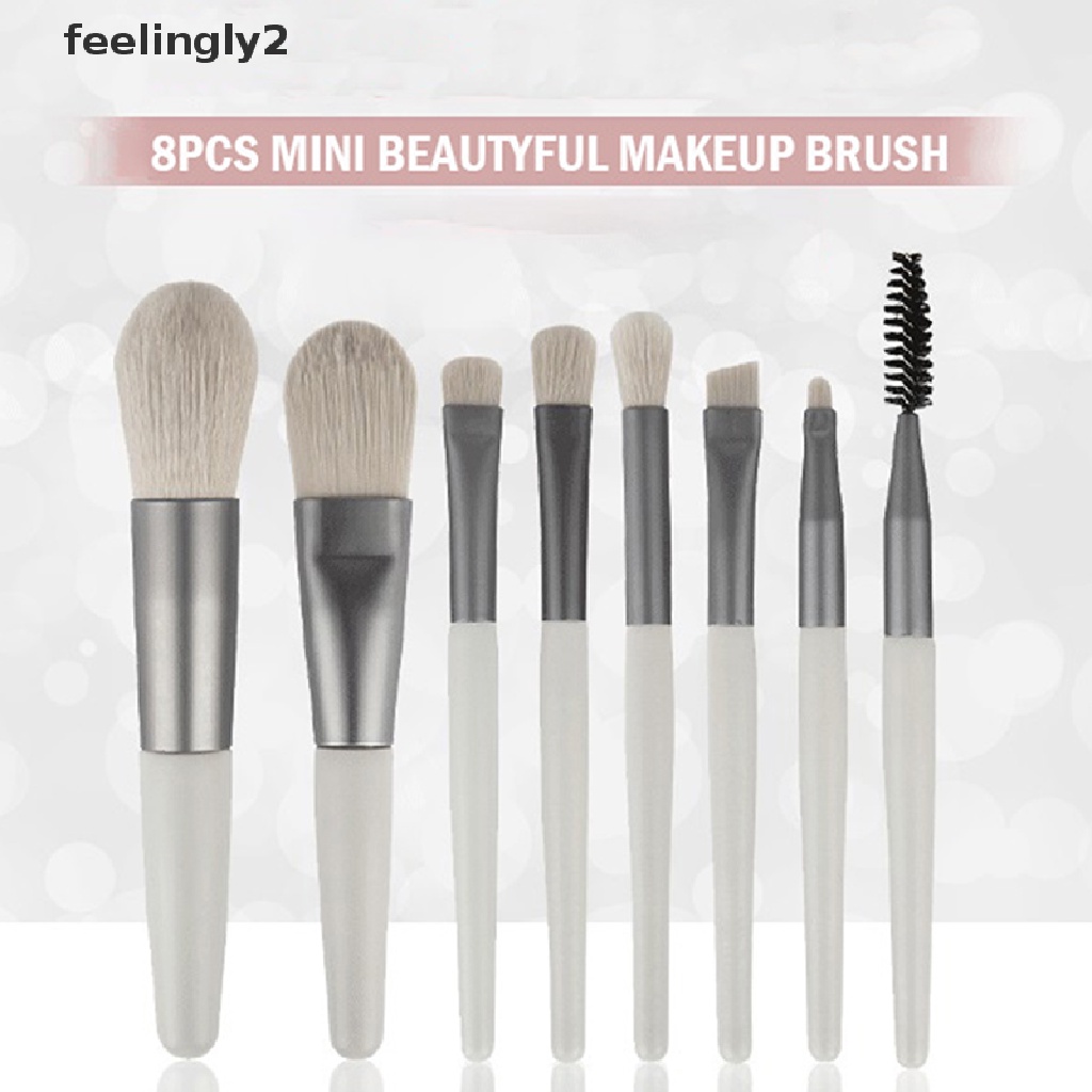 Set 8 Cọ Trang Điểm Nhỏ Gọn Tiện Lợi