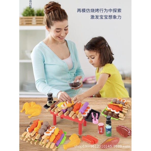 Đồ chơi nướng BBQ cực đầy đủ cho bé trổ tài