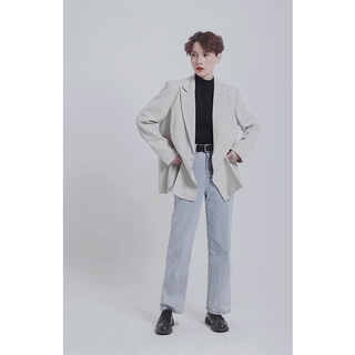 Áo Blazer kéo khoá 2 lớp