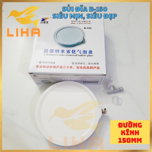 Sủi Đĩa Oxy Nano airstone Siêu Mịn, Siêu Đẹp - Đĩa Sủi Oxi Mịn Cho Bể Cá