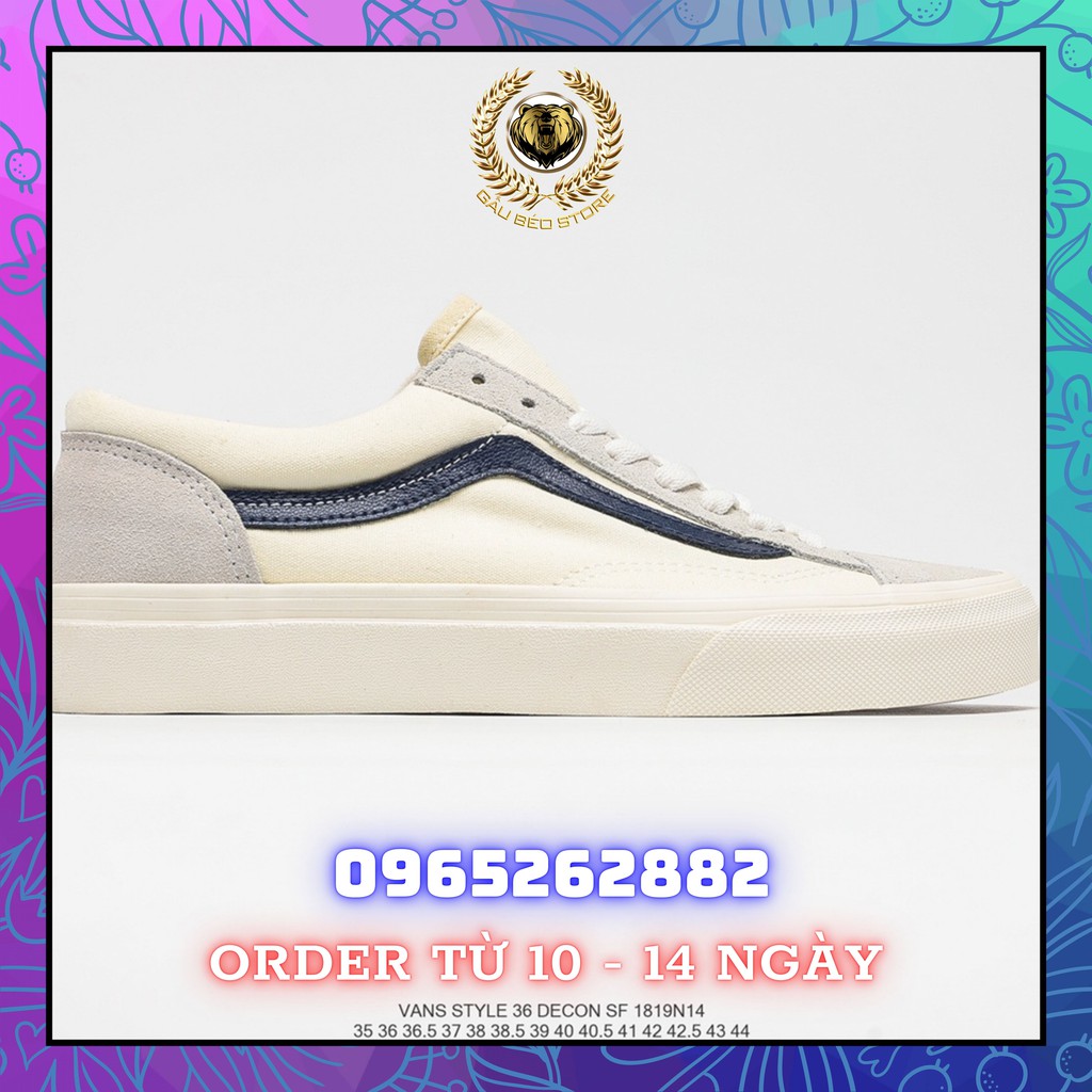 Nhận Order Hỗ Trợ Free Ship Giày Outlet Store Sneaker _VANS Style 36 Decon SF MSP: 1819N143 gaubeostore.shop