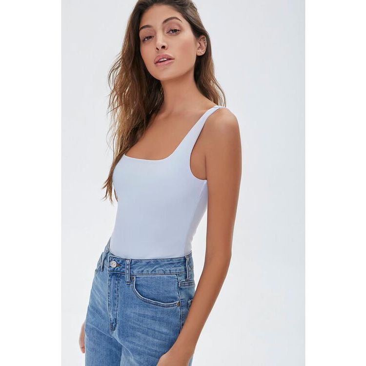 Bodysuit Nữ 2 Dây Square Neck Vnxk Hãng  F21 / Chất Thun Spandex / Co Giãn / Nhiều Màu | BigBuy360 - bigbuy360.vn