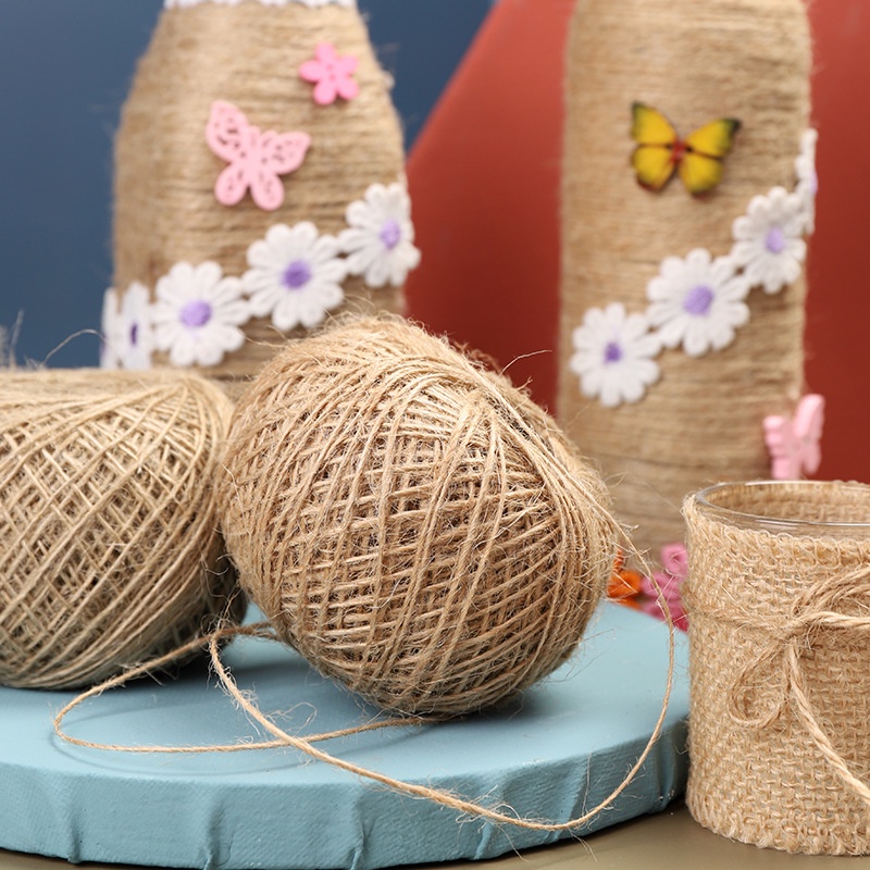 Cuộn Dây Đay 100m Dùng Trang Trí Tiệc Cưới / Giáng Sinh Dễ Thương