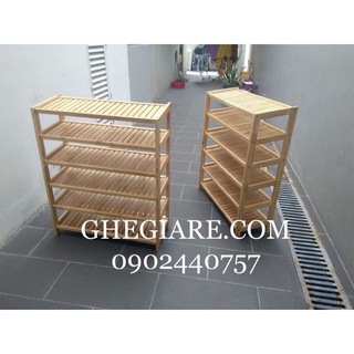 KỆ DÉP GỖ CAO SU GIÁ RẺ HCM , FREE SHIP