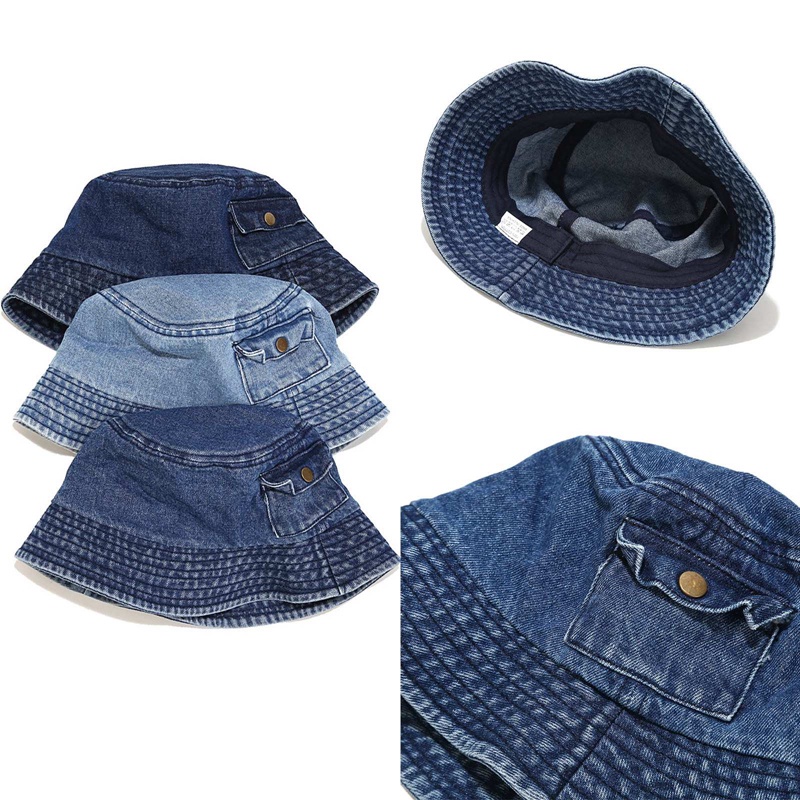 Nón Bucket Denim Phong Cách Cao Bồi Hip Hop Thời Trang Cho Nam Nữ