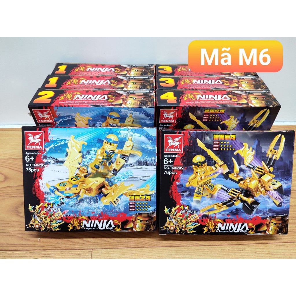 Lego Ninja cho bé- xếp hình Ninja hộp mini
