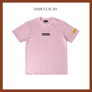 Áo thun - beentrill - monogram comfort fit short sleeve t-shirt /pink linhlyxauth