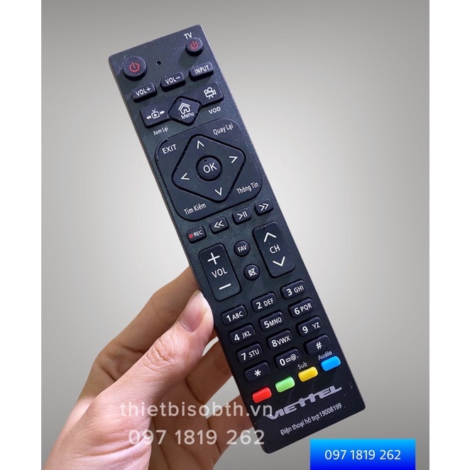 Remote điều khiển đầu thu Viettel internet - Remote Viettel