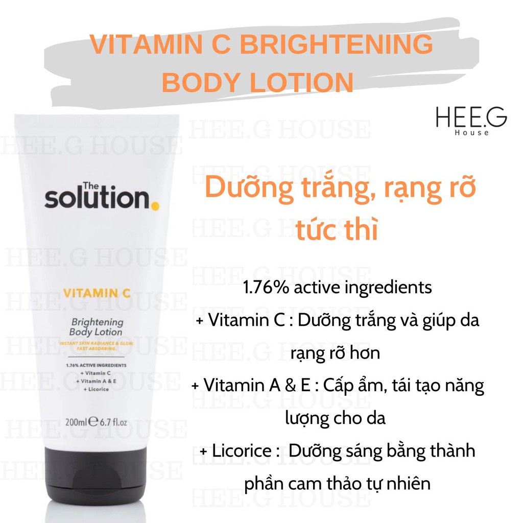 Dưỡng thể The Solution 200ml (UK) | BigBuy360 - bigbuy360.vn