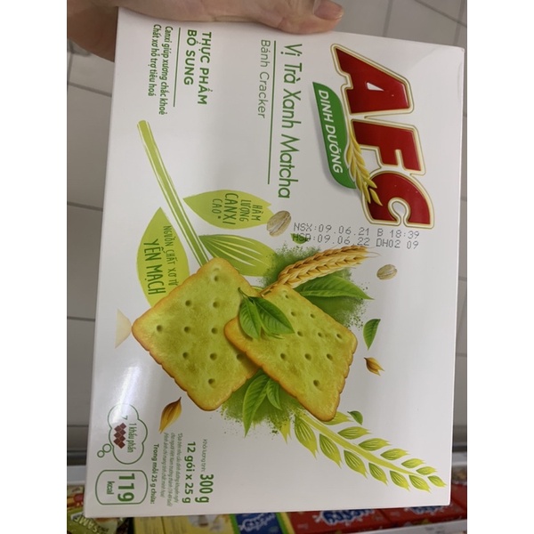 Bánh AFC vị rau/lúa mì