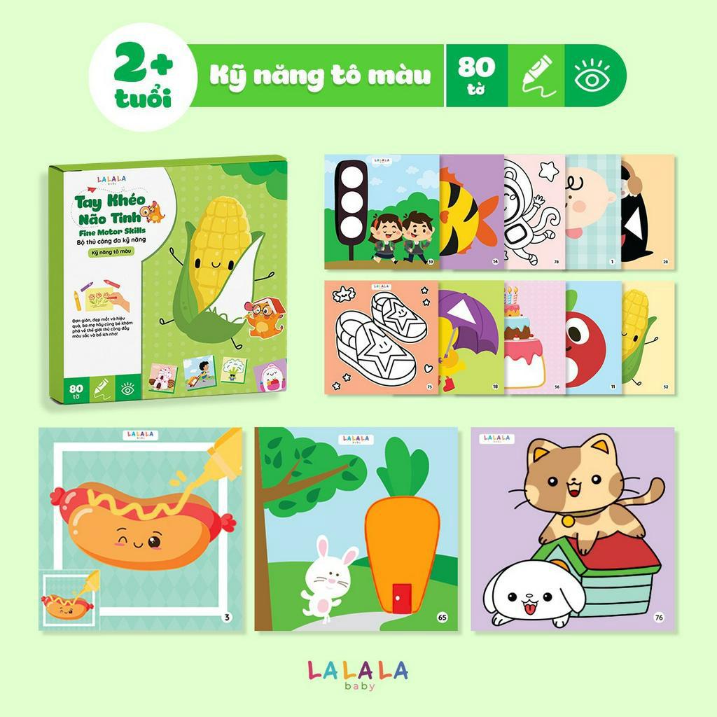 BỘ CẮT GIẤY THỦ CÔNG CHO BÉ - TẶNG KÈM KÉO AN TOÀN CHO BÉ