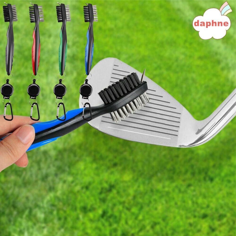 Daphne Bộ Dụng Cụ Vệ Sinh Gậy Đánh Golf Hai Mặt Bằng Nylon Siêu Bền Nhiều Màu Có Móc Treo Tiện Dụng