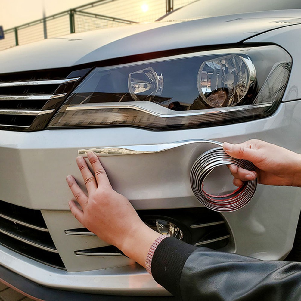 CHINK Dải băng chống va chạm trên ô tô Tấm bảo vệ cửa ô tô Chrome Molding Trim
