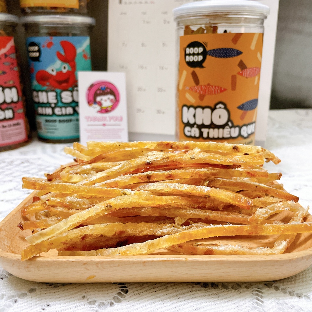 Khô cá thiều que 200g RoopRoop đồ ăn vặt nội địa Sài Gòn ngon rẻ