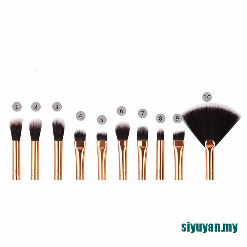 (hàng Mới Về) Set 10 Cọ Trang Điểm Chuyên Nghiệp Chất Lượng Cao | BigBuy360 - bigbuy360.vn