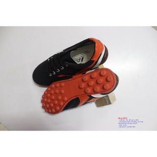 Giầy vải ĐB 16-3.4 - Màu đen viền cam