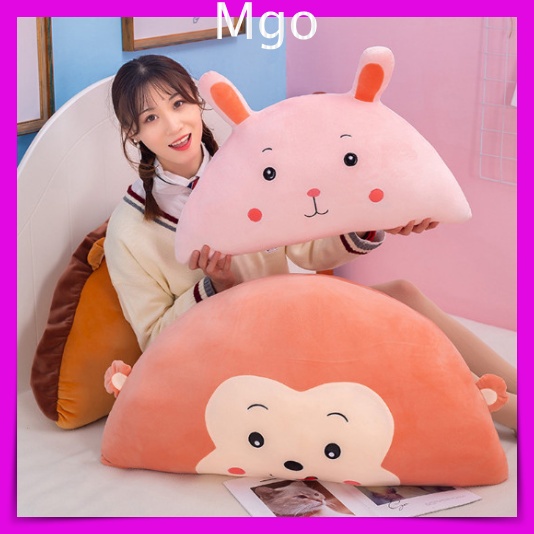 [ Mẫu Mới - Qùa Tặng Tình Yêu - Có Sẵn ] Gối ôm dài kê tựa đầu giường Hình Thú Khỉ Thỏ Sư Tử Mềm Mịn An Toàn Size 60Cm
