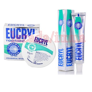 COMBO Kem Đánh Răng và Bột Trắng Răng EUCRYL
