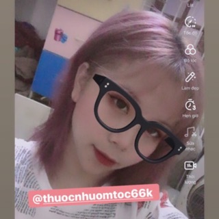 Thuốc nhuộm tóc hồng khói tím
