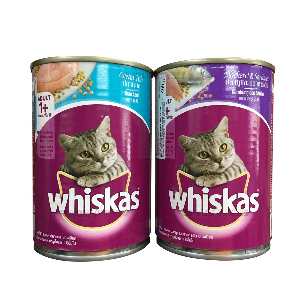 Pate Whiskas Cho Mèo lon 400g
