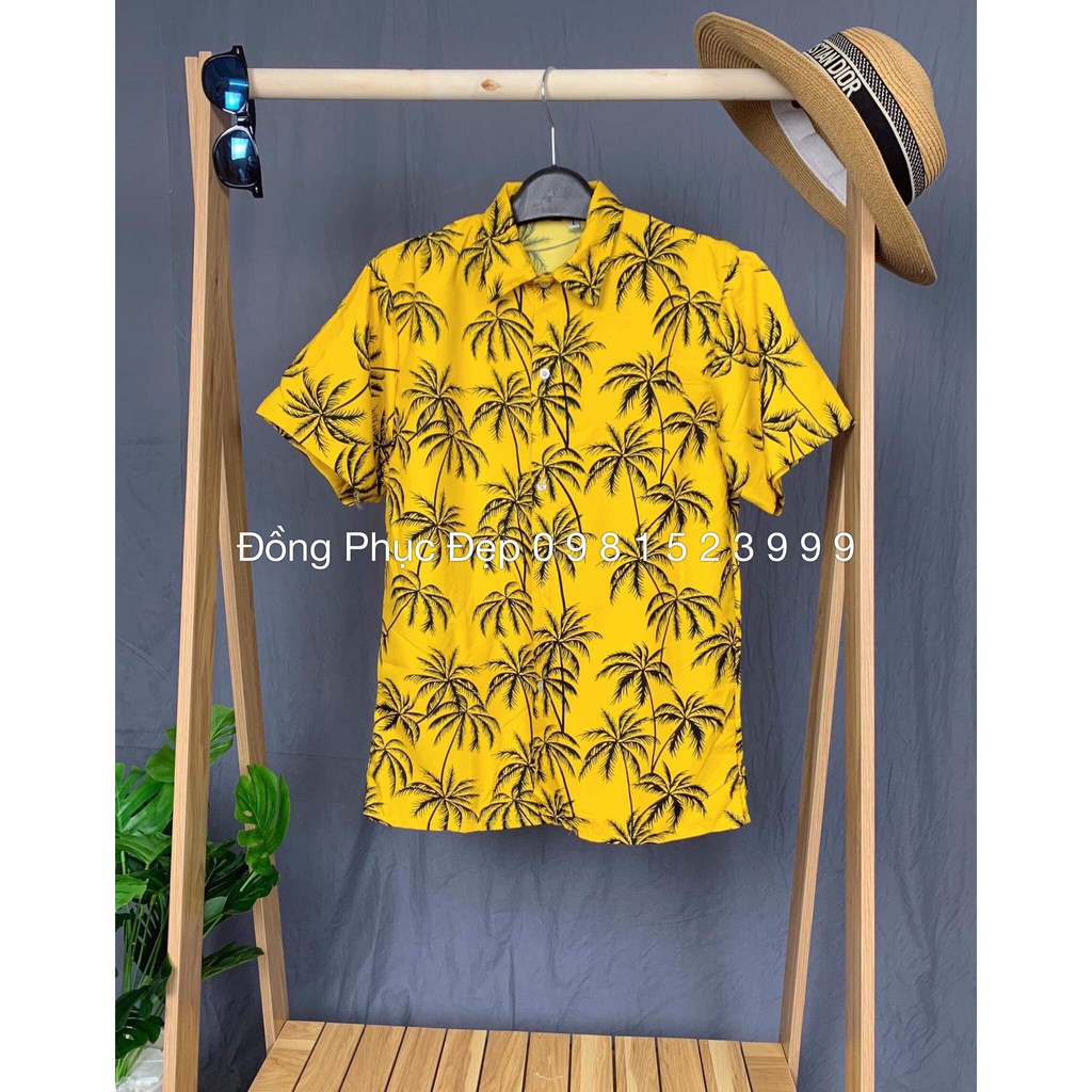 [HOT SALE] Áo sơ mi đi biển họa tiết hawaii, sơ mi hoa lá đi biển, sơ mi nhóm đi biển, sơ mi trái cây, sơ mi hoa quả