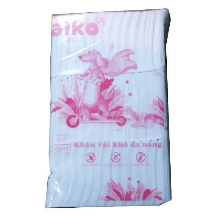 KHĂN VẢI KHÔ ĐA NĂNG AIKO - GÓI 300G