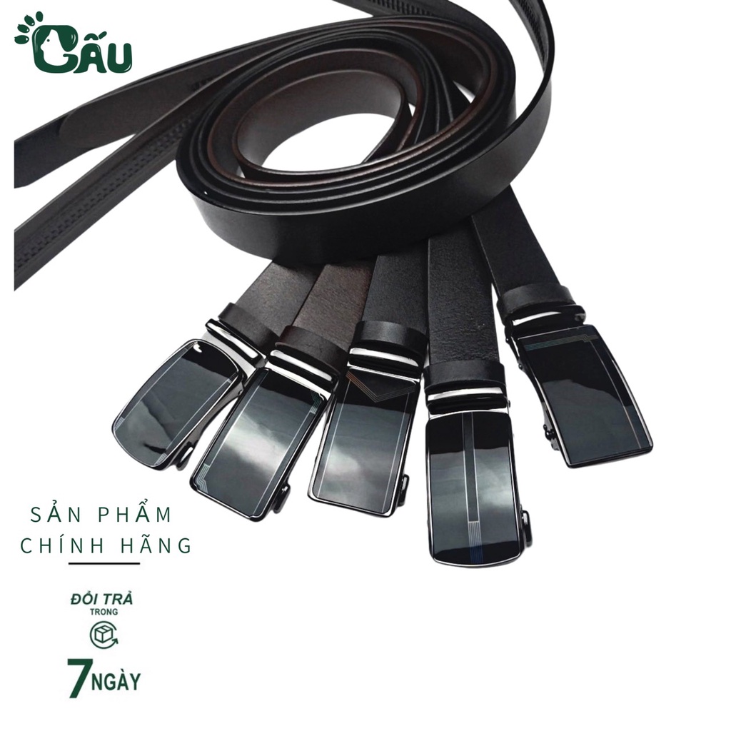 Dây da thắt lưng nam Gấu 194 chất liệu da bò cao cấp sang chảnh - DDC