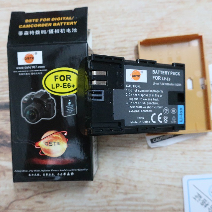 Pin máy ảnh LP-E6 hãng DSTE dung lượng cao 2600mAh