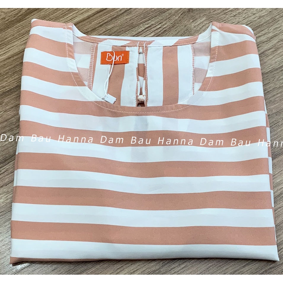 [HANNA] Áo bầu công sở kiểu dễ thương free size 40-70kg vải lụa mango cao cấp thoáng mát không nhăn phù hợp đi làm đi