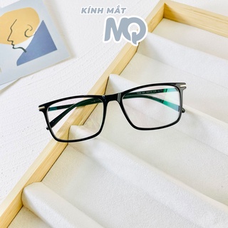 Gọng kính cận nhựa vuông dẻo 501 2 màu Siêu xinh dễ deo, Kính mắt MQ nhận lắp cận 0-6 độ