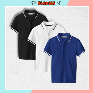 Áo thun polo nam có cổ cao cấp trơn vải cá sấu dày dặn form rộng áo thun nam có cổ OHANA