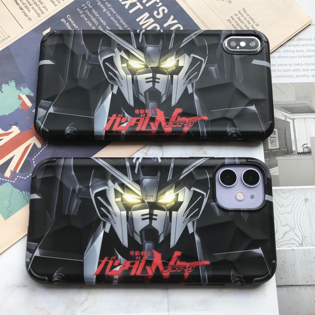 Ốp lưng iphone gundam barbatos strike freedom chống trầy chống xước