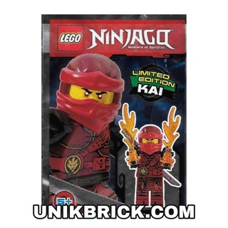 [CÓ HÀNG] Lego UNIK BRICK Ninjago 891729 Kai Foil Pack Polybag Túi nhân vật Kai chính hãng (như hình).