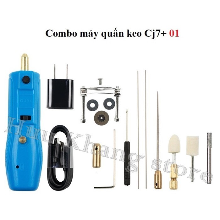 Combo máy quấn keo đa năng Cj7+ | Siêu tiện lợi