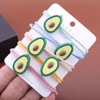 Dây buộc tóc hình trái bơ đáng yêu