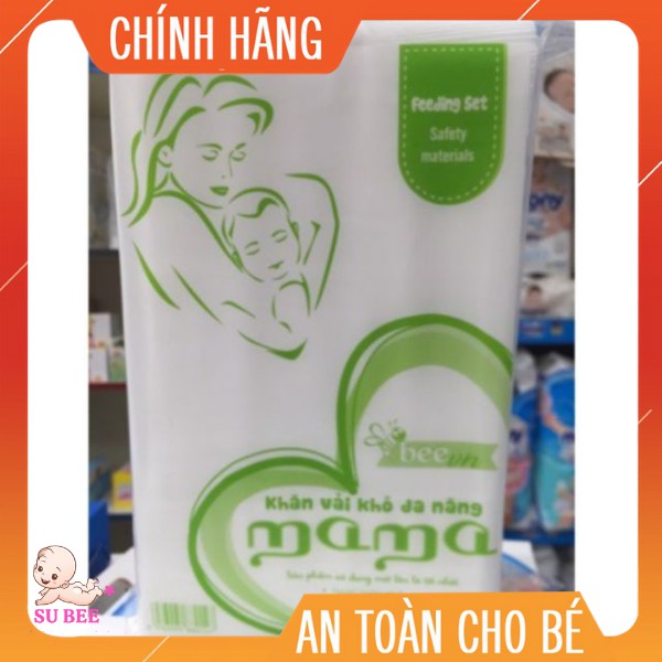 Khăn vải khô đa năng Mama 300 tờ/1 bịch