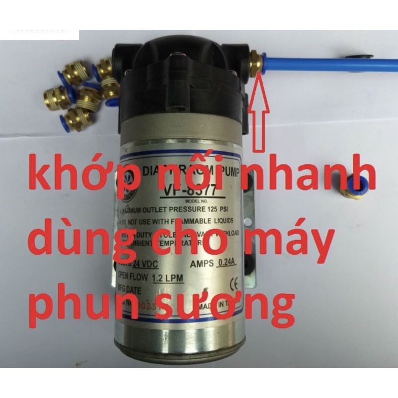 2 Ốc ren 17/8 trong máy bơm mini phun sương