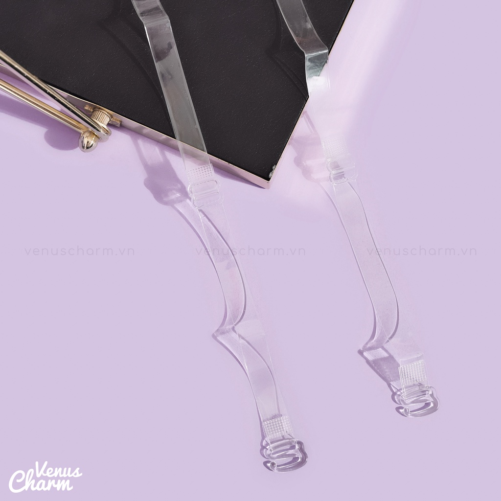 Dây trong xịn áo ngực Venus Charm bản dẹt loại dày phối đồ hở vai mùa hè | BigBuy360 - bigbuy360.vn