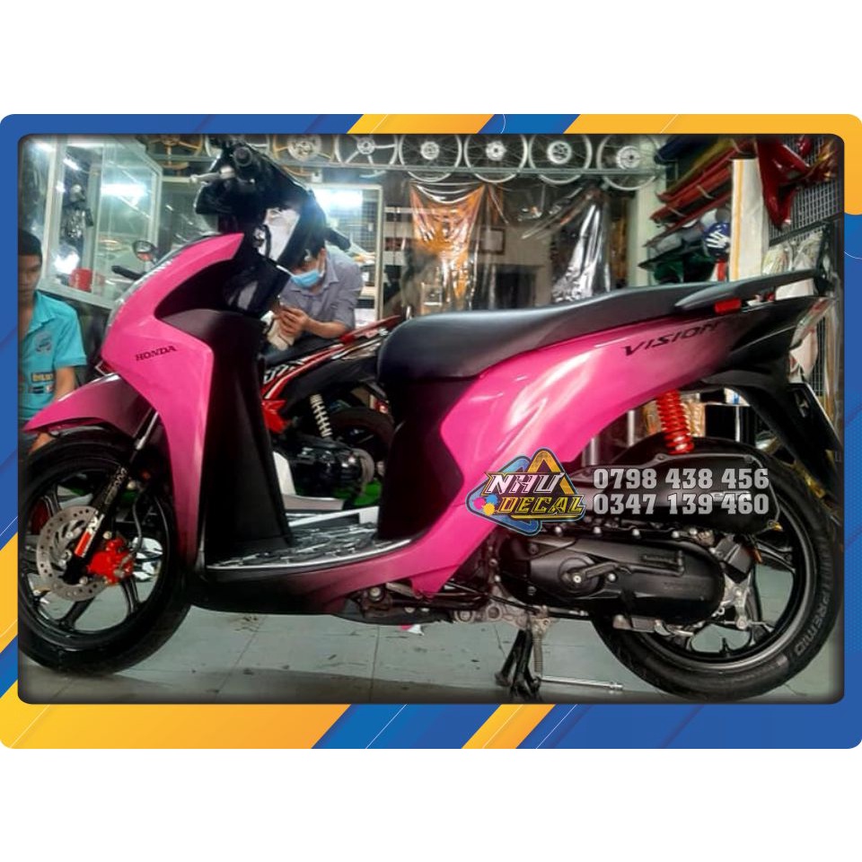 Tem trùm Vision 2014 phối màu - Chuyển sắc Theo Yêu Cầu