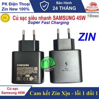 Bộ 45w siêu nhanh samsung note 10 plus/s20 ultra plus 5g/note 20/note 20 ultra 5.0