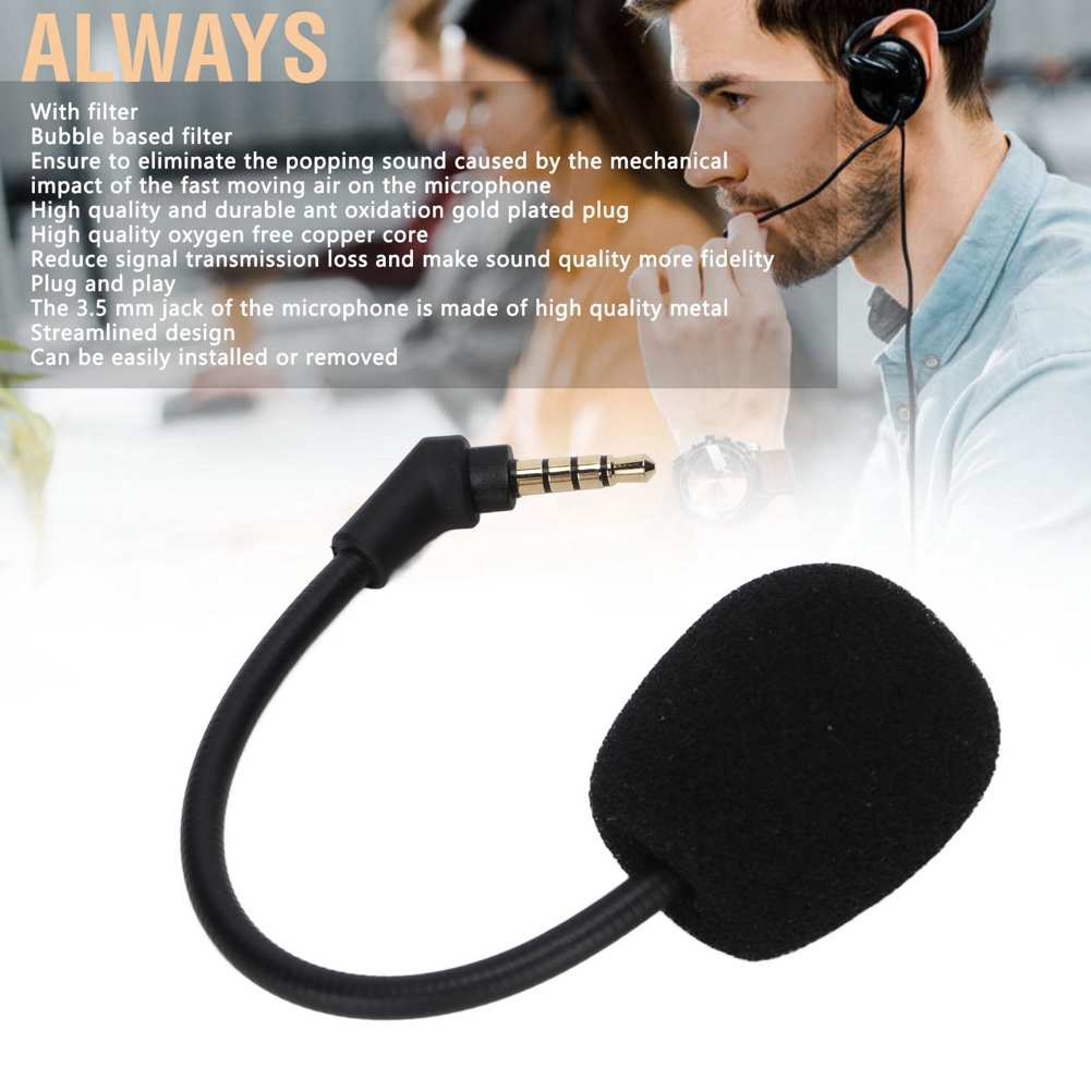Micrô thay thế chống tiếng ồn có thể tháo rời cho tai nghe Kingston HyperX Cloud Flight