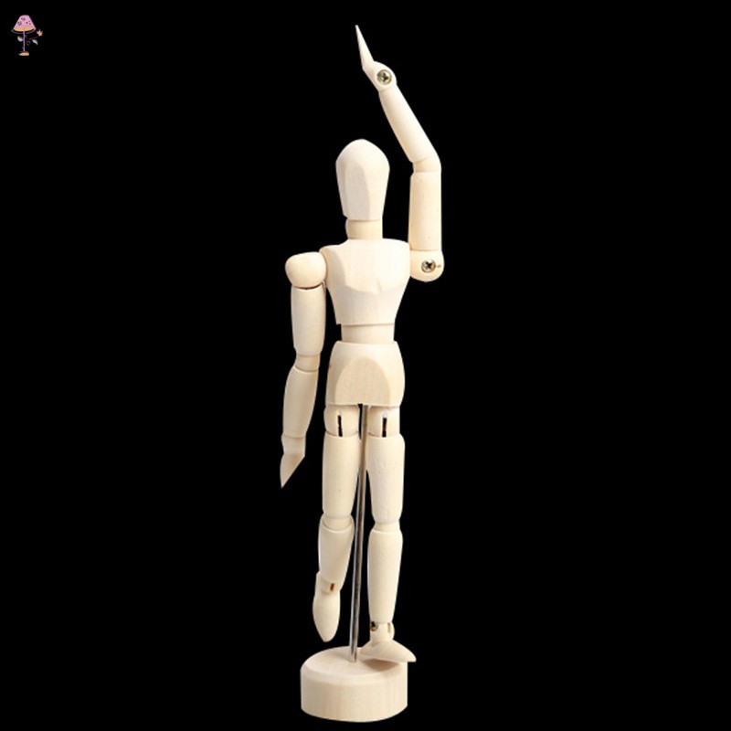 Con rối gỗ người trưng bày hình đầu người