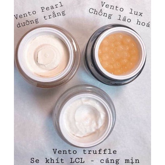 Kem dưỡng da cao cấp Vento Vivere Thụy Sĩ đủ màu Pearl Rare, White Truffle, Luxe Caviar