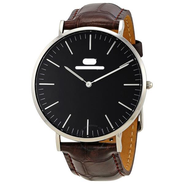 Đồng hồ nam dây da DW York 40mm Men's Silver Watch - Hàng Authentic