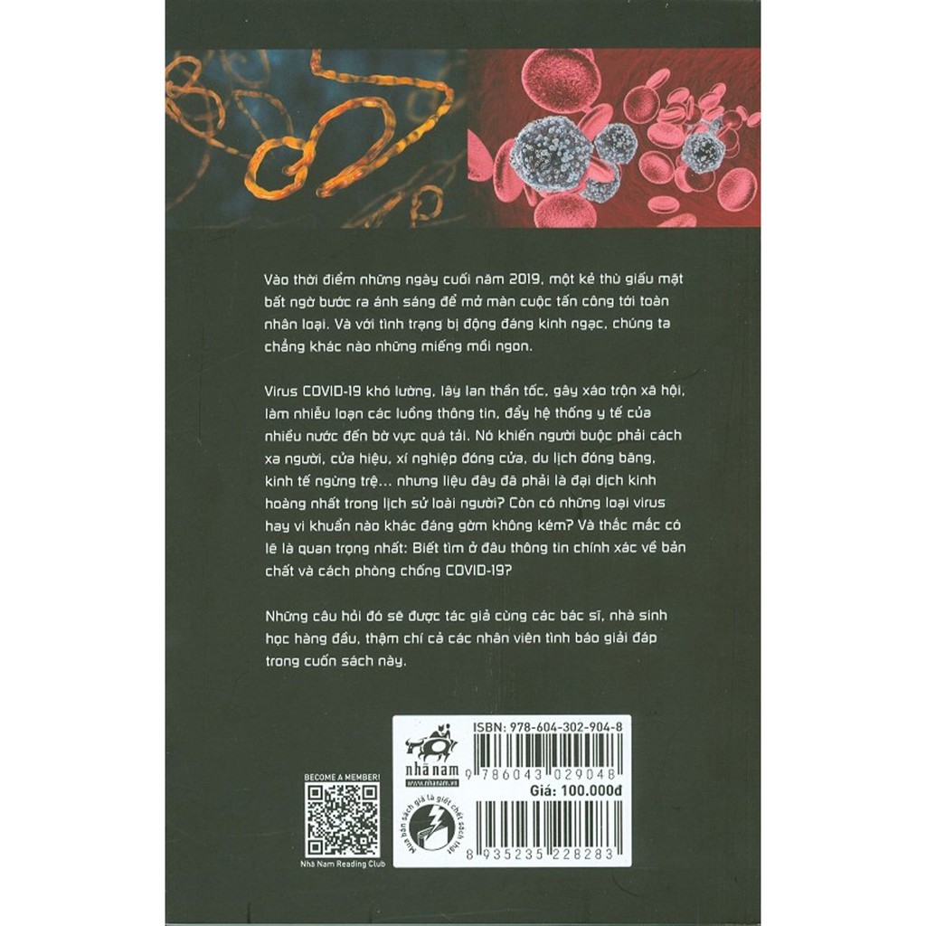 Sách - Vén Màn Bí Ẩn Covid-19 Và Những Virus Chết Người Khác Trong Lịch Sử