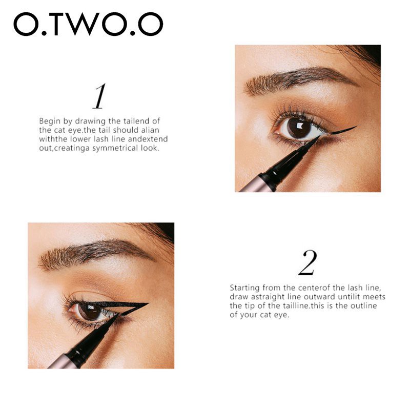 O.TWO.O Black Waterproof Natural Lasting EyeLiner Pen Cosmetic Tool | BigBuy360 - bigbuy360.vn