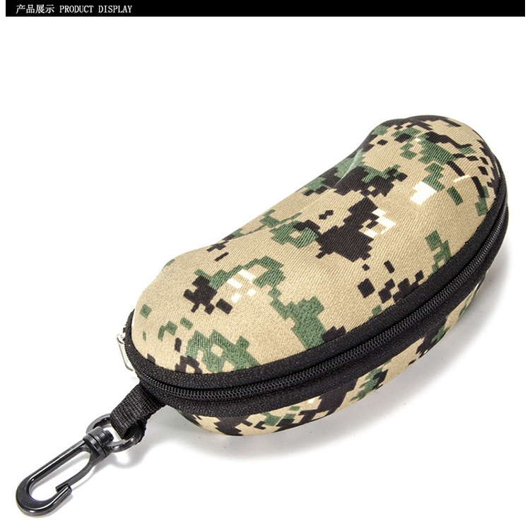 Hộp đựng kính thời trang màu camo, giao màu ngẫu nhiên