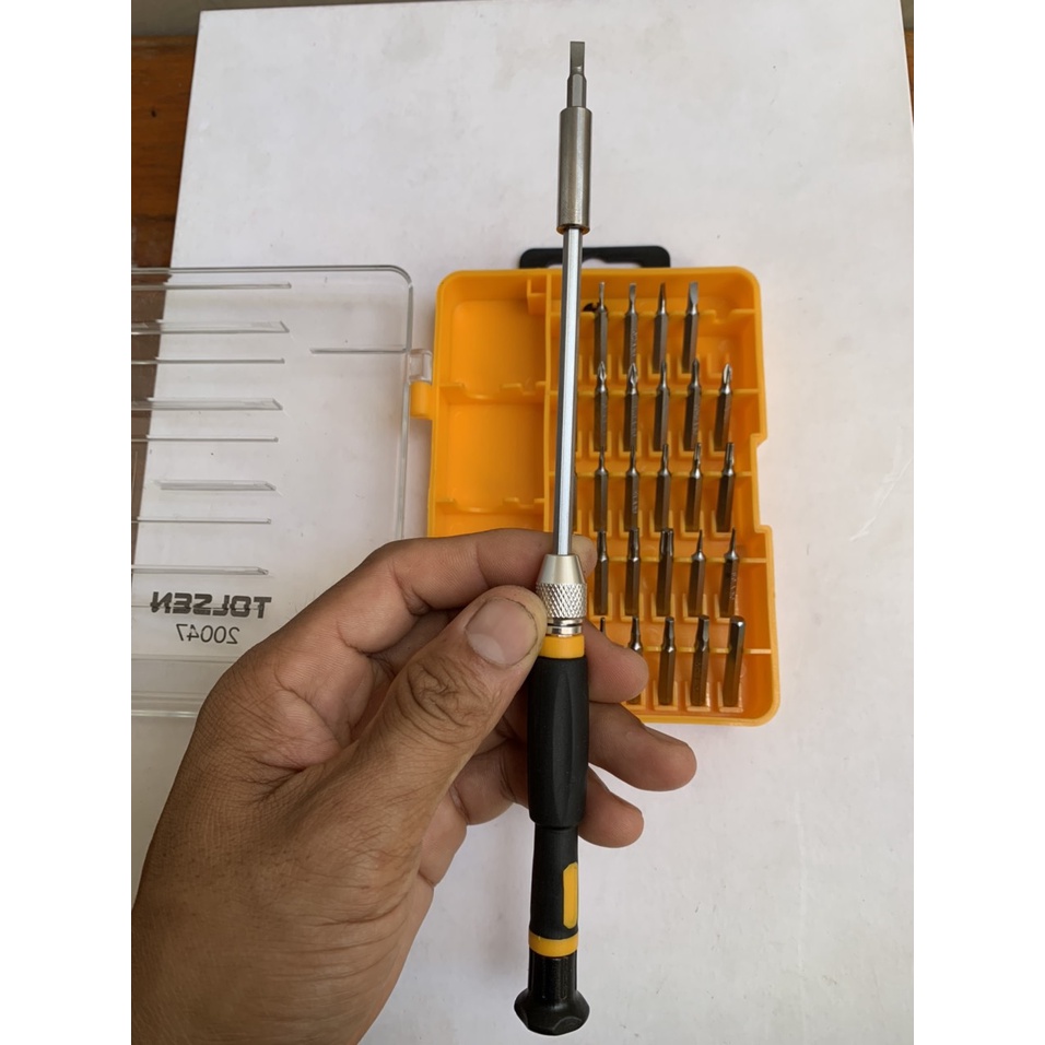 Bộ mũi vít Tolsen 32 chi tiết dùng cho vít đầu nhỏ